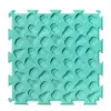 LEAN TOYS Sensorinio tako dėlionės plytelės, įvairios struktūros, spalvos, 24,5 cm, 10 vnt.