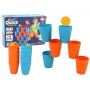 LEAN TOYS Sensorinis specialiai sukurtas puodelio dugnas žaidimų puodeliams 3in1 kūrybinis 16 dalių galvosūkis