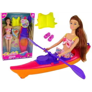 LEAN TOYS Lėlės aksesuarų rinkinys Kayak Pink