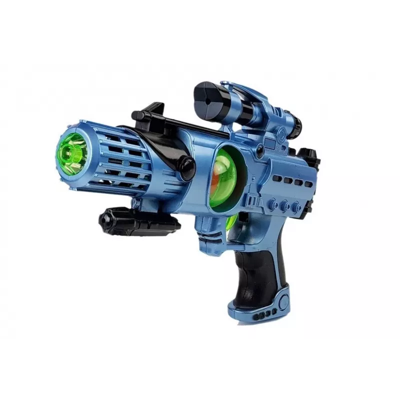 LEAN TOYS Rinkinys Lazerinis Pistoletas Kosminio Kario Kaukė Šviesos Garsai