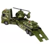 LEAN TOYS Rinkinys Karinis Tankas Friction Drive Sraigtasparnis Sunkvežimis