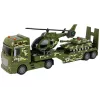 LEAN TOYS Rinkinys Karinis Tankas Friction Drive Sraigtasparnis Sunkvežimis