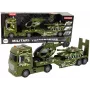 LEAN TOYS Rinkinys Karinis Tankas Friction Drive Sraigtasparnis Sunkvežimis
