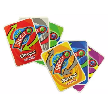 LEAN TOYS 4-in-1 arkadinių žaidimų rinkinys: krepšinis, futbolas, skydas, boulingo strėlės