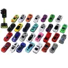 LEAN TOYS Aliumininių spyruoklinių automobilių rinkinys dėžutėje 30 vnt. Policijos ir sportiniai automobiliai