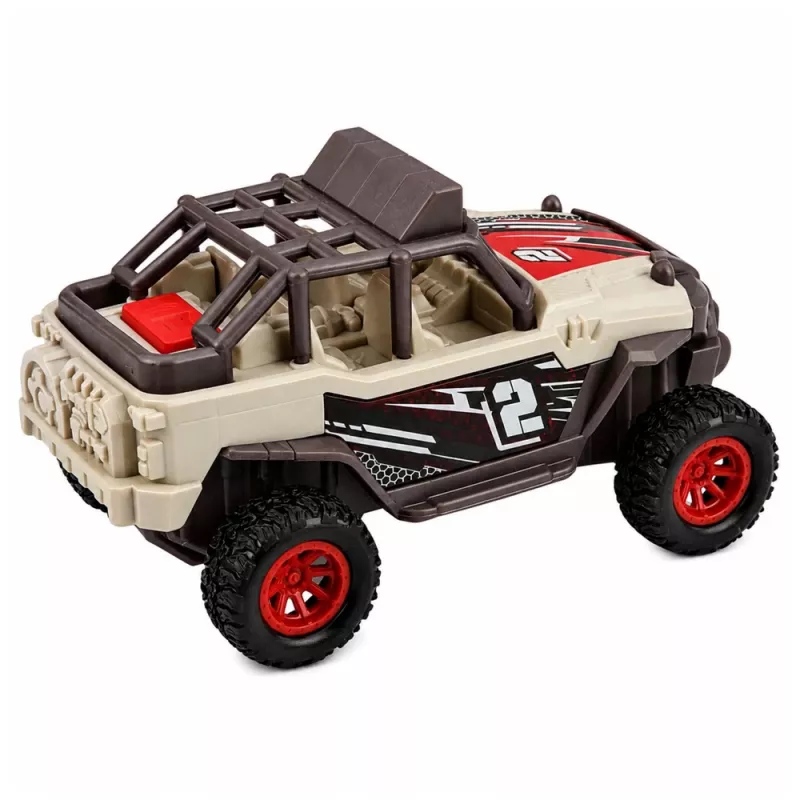 LEAN TOYS Rinkinys: Visureigiai bekelės nuotykiams su šviesomis ir garsais, 2 vnt.