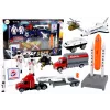 LEAN TOYS Figūrėlių rinkinys Space Truck Rocket 15 vnt.