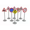 LEAN TOYS Kelių ženklų rinkinys su šviesomis ir garsais 23 cm