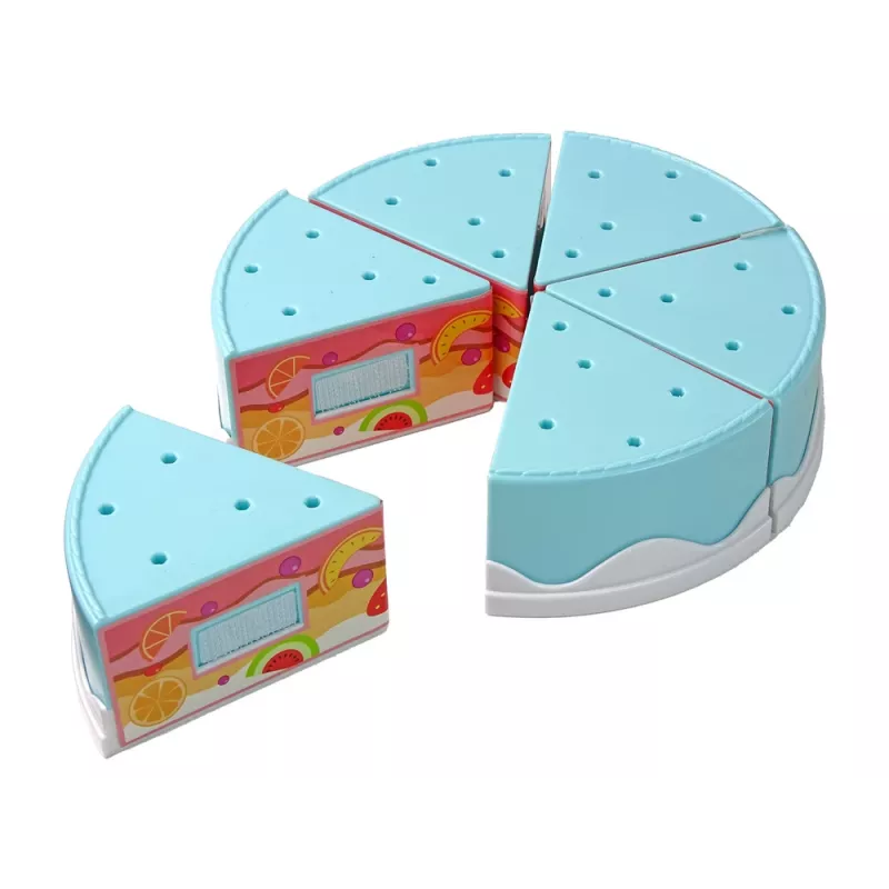 LEAN TOYS Saldumynų, pyragų ir sausainių rinkinys su Velcro dekoracijomis „Pasidaryk pats“