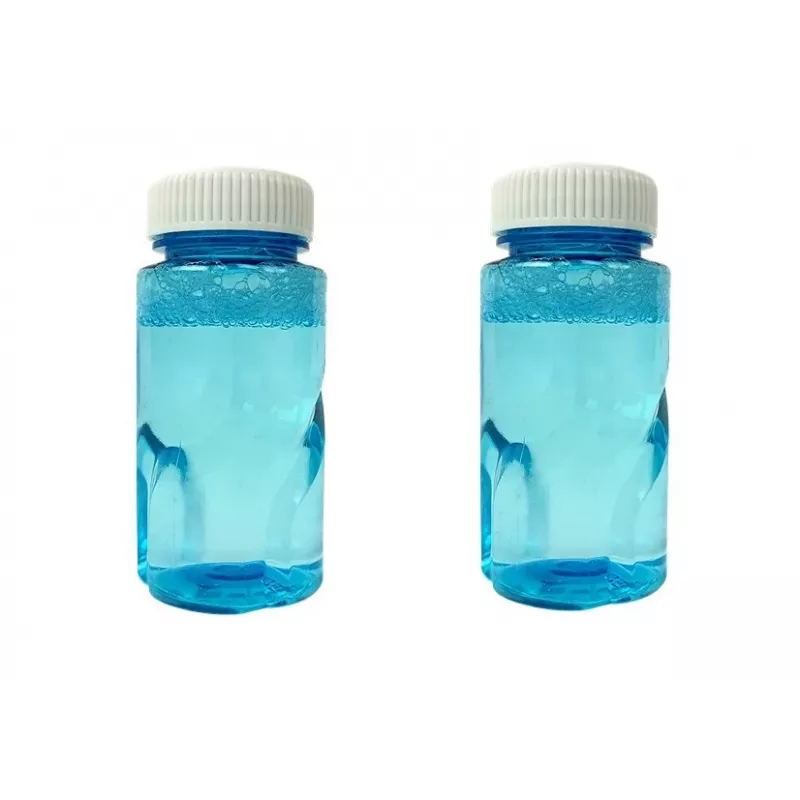 LEAN TOYS Soap Bubble Gun Flamingo Blue