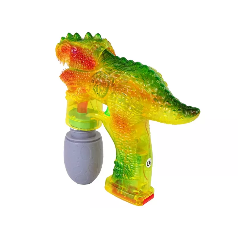 LEAN TOYS Muilo burbulų mašina Dinozauras 1x kiaušinis