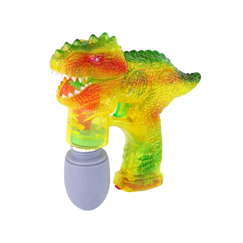 LEAN TOYS Muilo burbulų mašina Dinozauras 1x kiaušinis