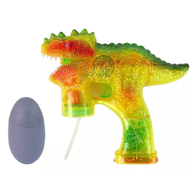 LEAN TOYS Muilo burbulų mašina Dinozauras 1x kiaušinis