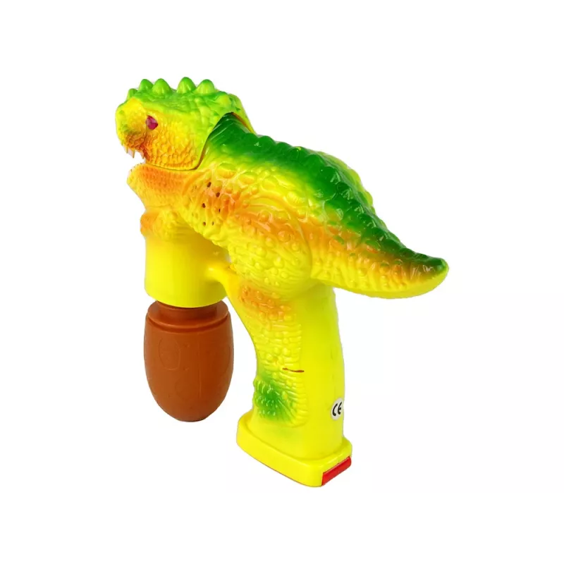 LEAN TOYS Muilo burbulai Dinozaurų burbulų skystis kiaušinyje Geltona