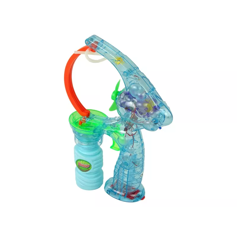 LEAN TOYS Muilo burbulų pistoletas 24cm Šviesos Garsai