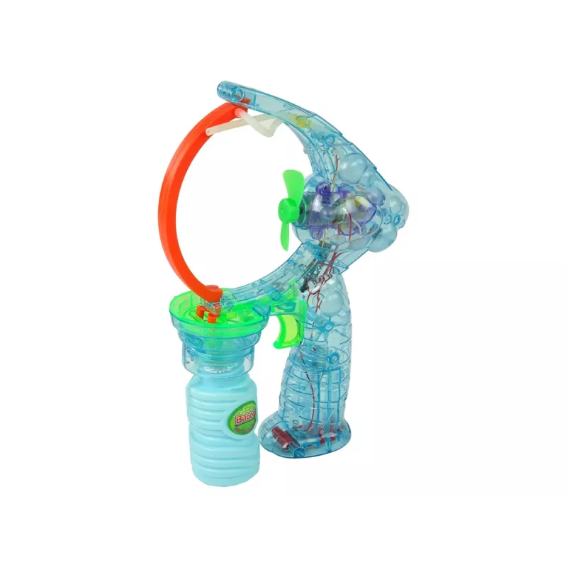 LEAN TOYS Muilo burbulų pistoletas 24cm Šviesos Garsai