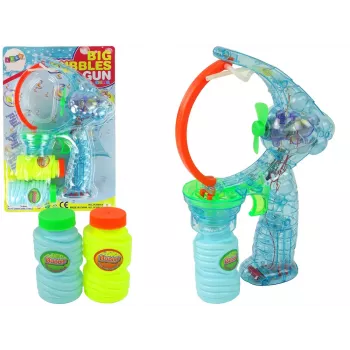 LEAN TOYS Muilo burbulų pistoletas 24cm Šviesos Garsai