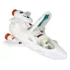 LEAN TOYS Space Mission Cosmos 4 Elements Playset – Raketa, astronautas, marsaeigis ir vėliava (4 dalys, nuo 3 metų)