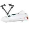 LEAN TOYS Space Mission Cosmos 4 Elements Playset – Raketa, astronautas, marsaeigis ir vėliava (4 dalys, nuo 3 metų)