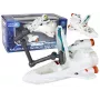 LEAN TOYS Space Mission Cosmos 4 Elements Playset – Raketa, astronautas, marsaeigis ir vėliava (4 dalys, nuo 3 metų)