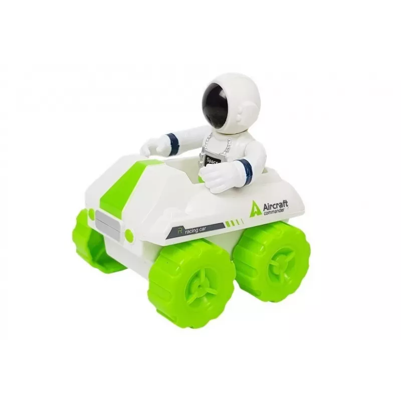 LEAN TOYS Space Rocket Astronom Cosmos Light & Sound – baterijomis maitinama elektroninė raketa su astronautu (3x AA)