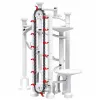 LEAN TOYS Space Track Construction Blocks 153 vnt. - 3D spalvotas rutuliukų takelis su tuneliais ir kamuoliukais
