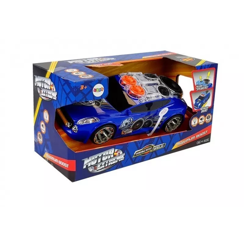 LEAN TOYS Sports Auto DJ su stogo garsiakalbiais, muzika, šviesomis