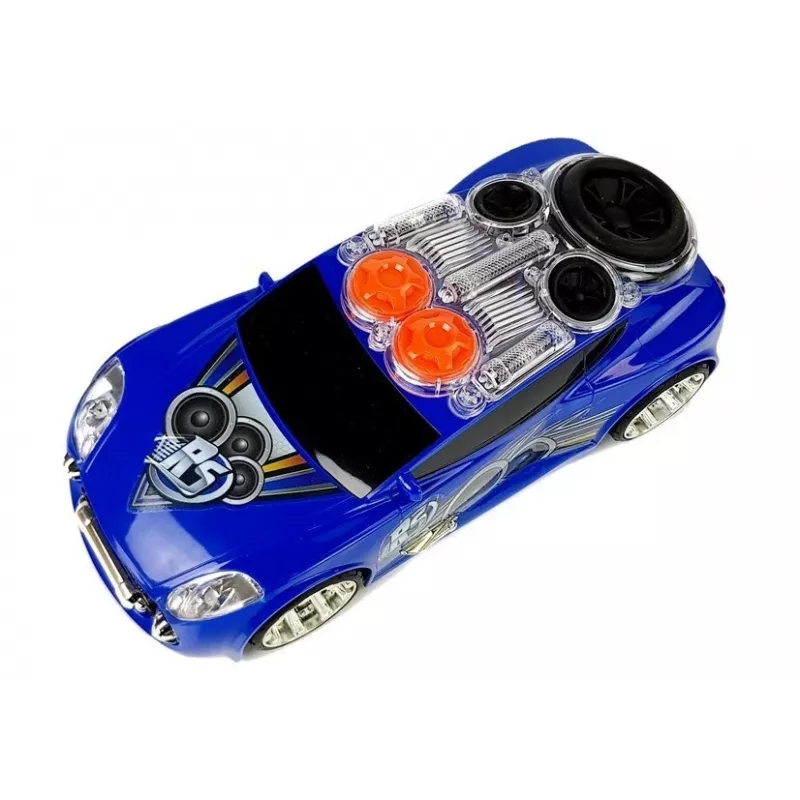 LEAN TOYS Sports Auto DJ su stogo garsiakalbiais, muzika, šviesomis