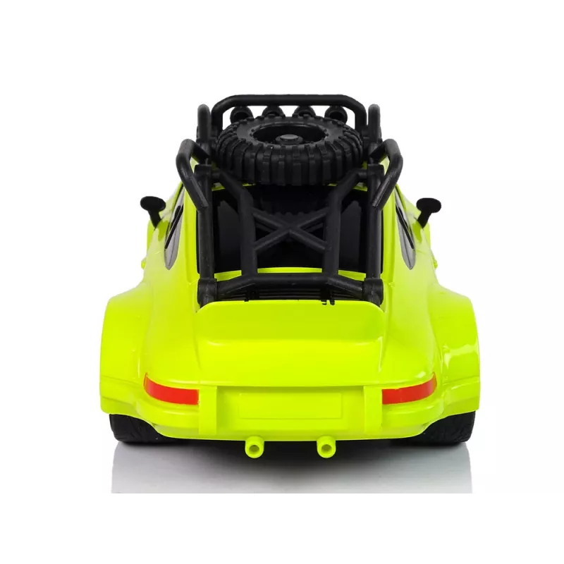 LEAN TOYS Sportinis automobilis 1:18 Žalias atsarginis ratas Pilotas