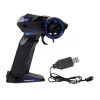 LEAN TOYS Sportinis motociklas 2.4G nuotolinio valdymo lenktyninis automobilis, 35 m nuotolis, raudonas