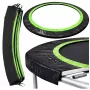 LEAN TOYS spyruoklių dangtelis 12 pėdų batutui LEAN SPORT PRO – atsparus UV PVC, mėlynas