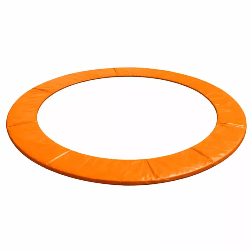 LEAN TOYS spyruoklių apsauginis kilimėlis 10 pėdų batutui, mėlynas, UV atsparus PVC, EPE putplastis, elastiniai diržai, EN71, BEST serija