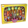LEAN TOYS Sweet Treats rinkinys: ledai, keksiukai, padažai, šaukšteliai