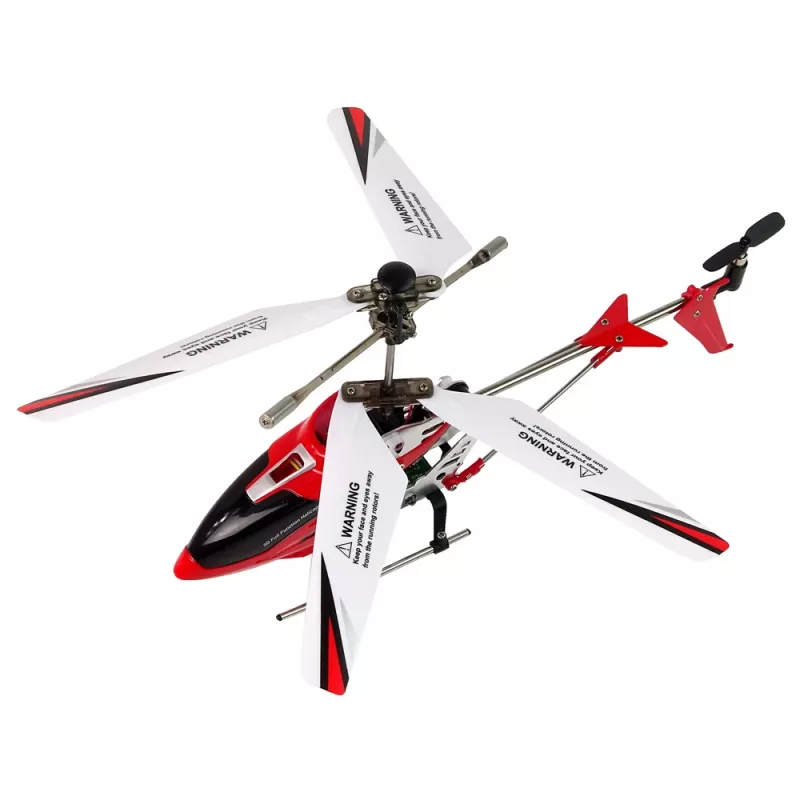 LEAN TOYS SYMA S107H 2.4G RC sraigtasparnis raudonas