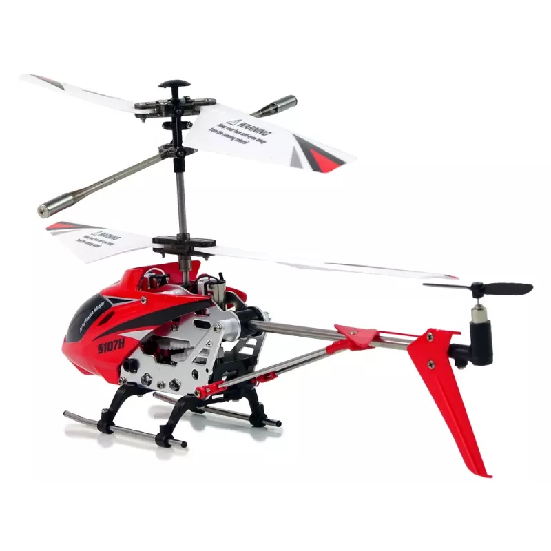 LEAN TOYS SYMA S107H 2.4G RC sraigtasparnis raudonas