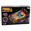 LEAN TOYS Stalo Pinbolo Mašina - Elektroninis Pinbolo Žaidimas su LED Taškų Skaitikliu, Garsais ir Mirksinčiomis Šviesomis - Įvairiaspalvis, 1 Žaidėjui, Nuo 6 Metų