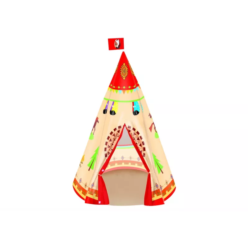 LEAN TOYS Tipi palapinė vaikams sodui