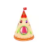 LEAN TOYS Tipi palapinė vaikams sodui