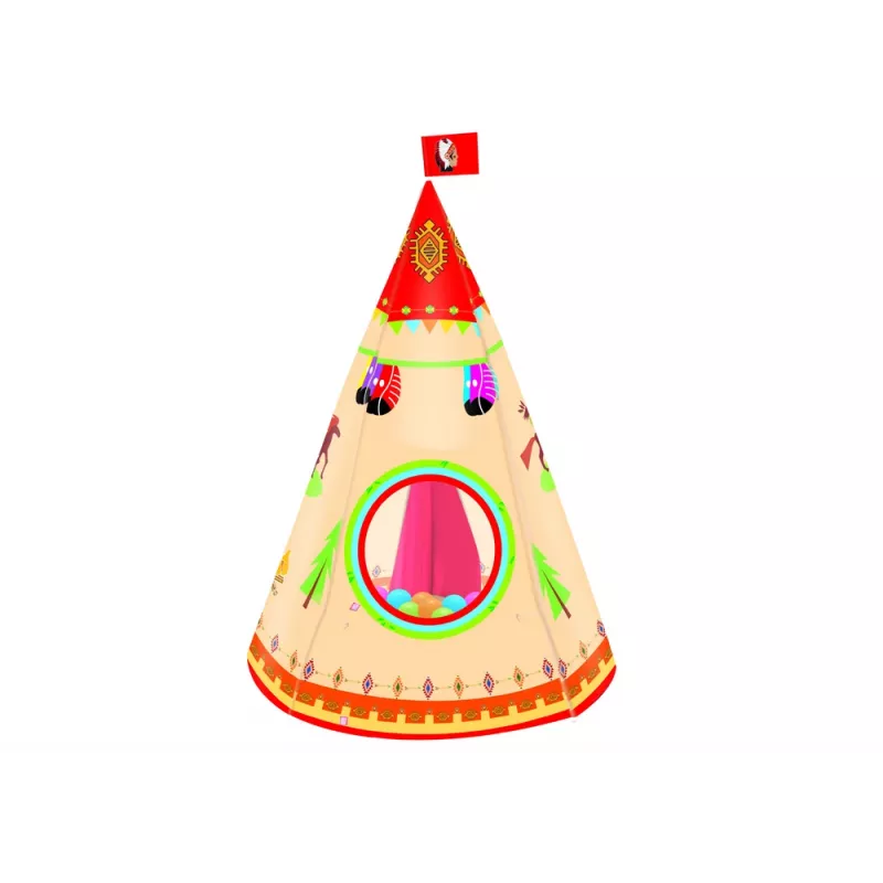 LEAN TOYS Tipi palapinė vaikams sodui