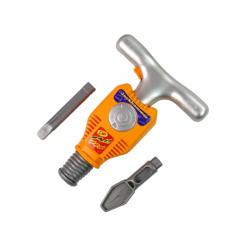 LEAN TOYS Įrankių rinkinys mažajam statybininkui – Jackhammer