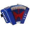 LEAN TOYS Žaislinis akordeonas mažiesiems muzikantams, mėlynas (Modelis 9423)