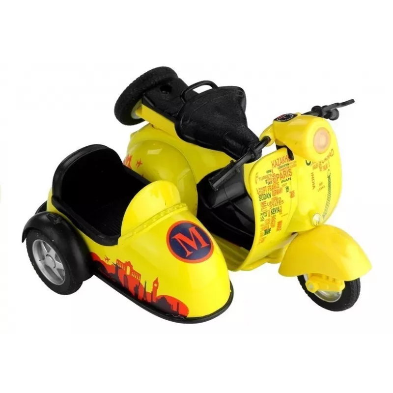 LEAN TOYS Žaislinis motociklas 3 spalvos Važinėja Šviesos Žaidimas 1:14