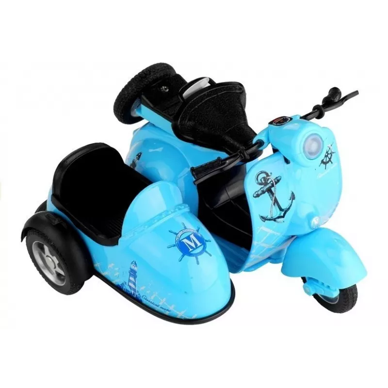 LEAN TOYS Žaislinis motociklas 3 spalvos Važinėja Šviesos Žaidimas 1:14