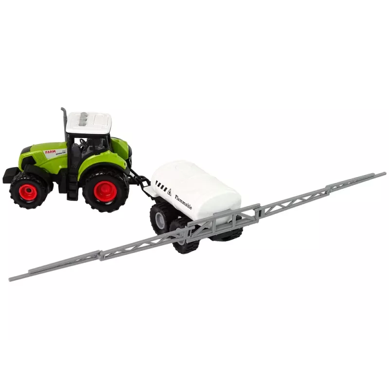 LEAN TOYS Traktorius vaikams su priekaba Ūkio automobilis