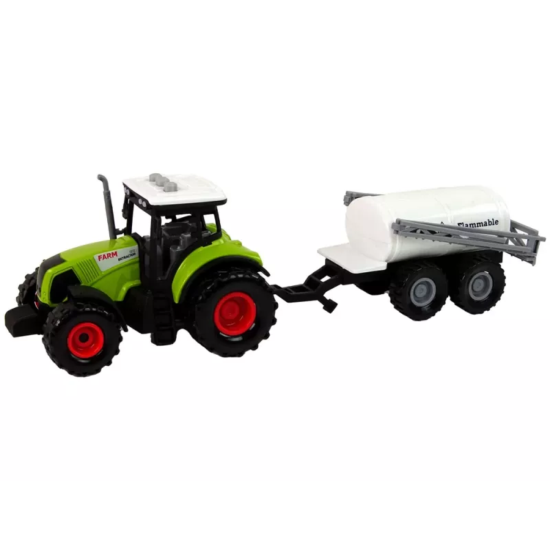 LEAN TOYS Traktorius vaikams su priekaba Ūkio automobilis