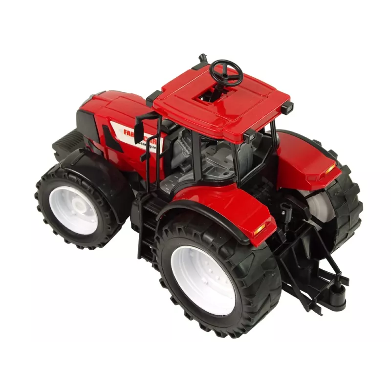 LEAN TOYS Traktorius Raudonas Savivartis Geltonas Traktorius 50 cm