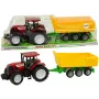 LEAN TOYS Traktorius Raudonas Savivartis Geltonas Traktorius 50 cm
