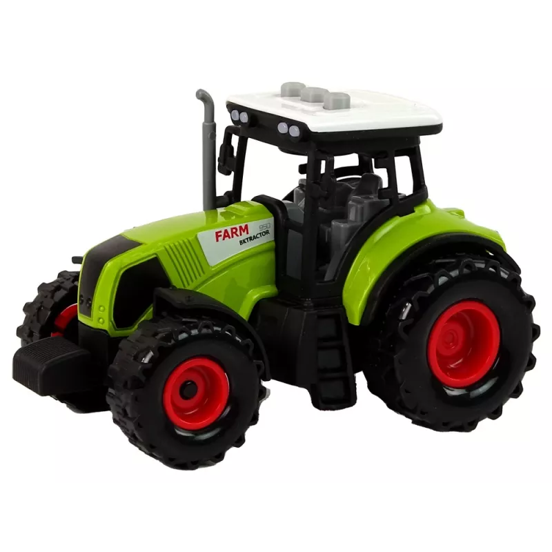 LEAN TOYS Traktorius su priekaba Ūkio automobilis