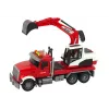 LEAN TOYS Sunkvežimis su ekskavatoriumi, traktoriumi, ekskavatoriumi, garsu ir šviesomis