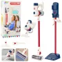 LEAN TOYS vertikalus dulkių siurblys vaikų valymo rinkinys su šviesomis ir garsais stotelė balta